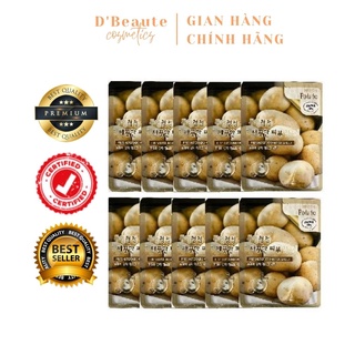 Combo 10 Mặt nạ làm dịu da chiết xuất từ khoai tây 3W CLINIC FRESH POTATO MASK SHEET 23ml - Hàn Quốc Chính Hãng
