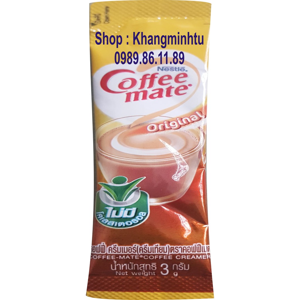 Bột kem Nestle Coffee Mate 3g (bịch 25 gói nhỏ) - Pha trà sữa, pha cà phê