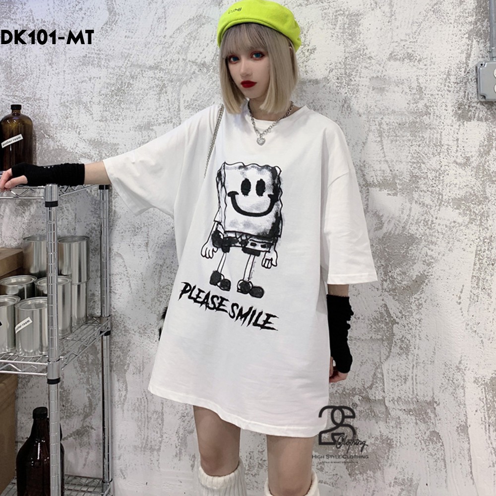 Áo Phông Tay Lỡ Unisex Form Rộng One Price 2S Clothing, Áo Thun Basic Freesize Tay Lỡ In Hình Ngầu DK101 | BigBuy360 - bigbuy360.vn