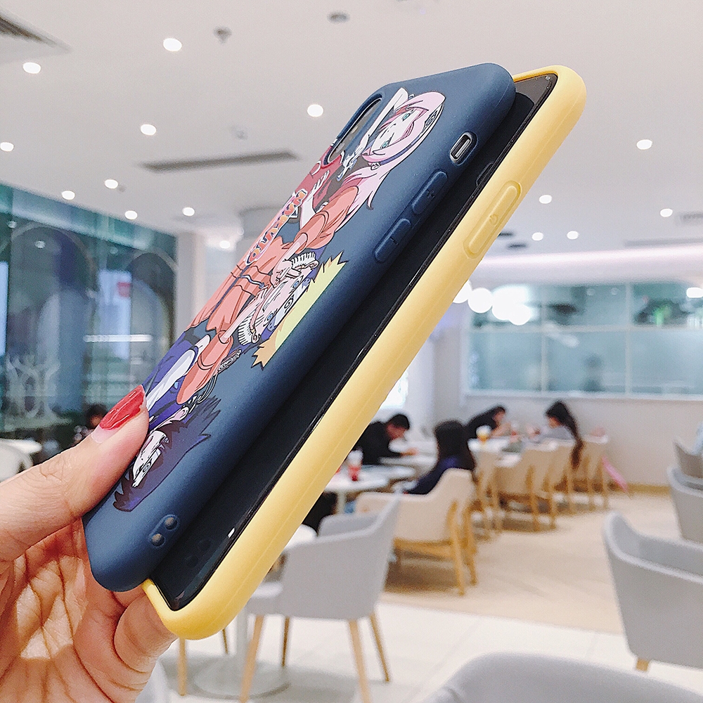 Ốp điện thoại mềm in hoạt hình Naruto cho IPhone 5 5s 12 mini pro max 6 6s 7 8 Plus 11 Pro Max X Xs Max XR