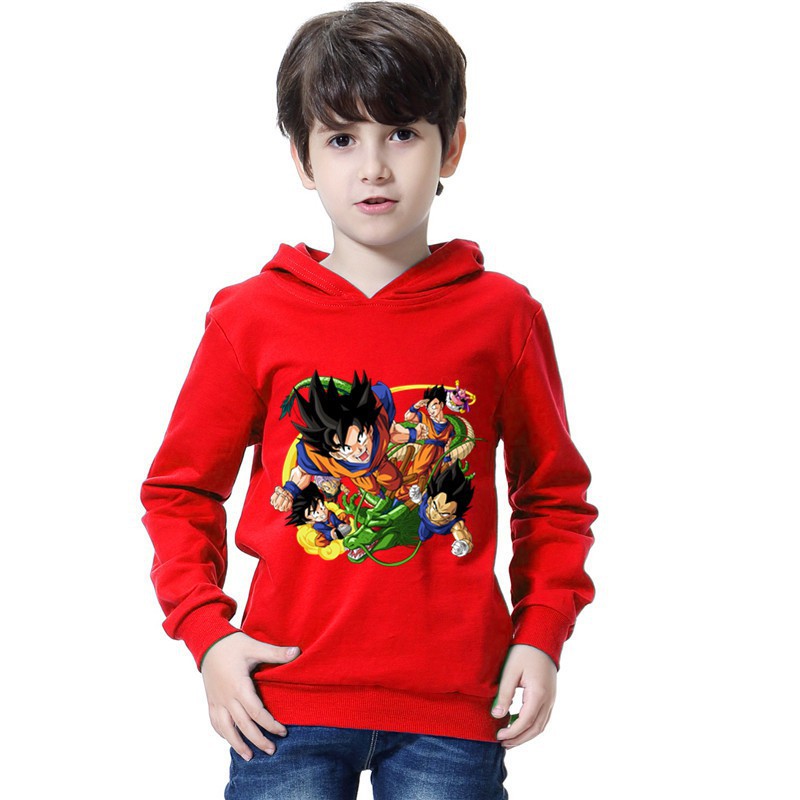 Áo Hoodie tay dài in hình dragon Ball độc đáo