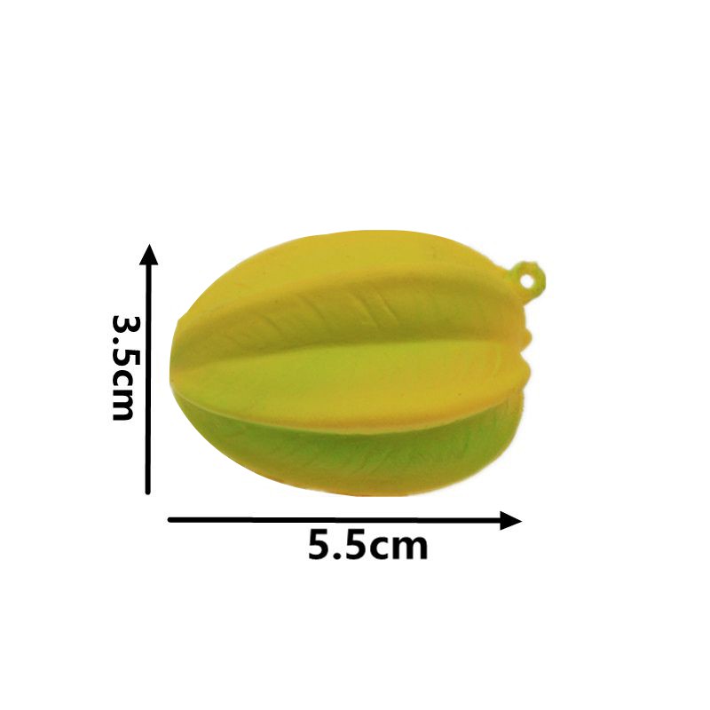 Đồ chơi nắn bóp hình quả khế có mùi thơm đàn hồi chậm giải tỏa căng thẳng