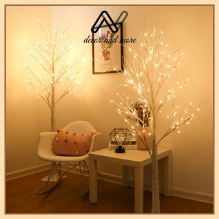 Đèn led hình cây bạch dương cao 150cm, 350 bóng led