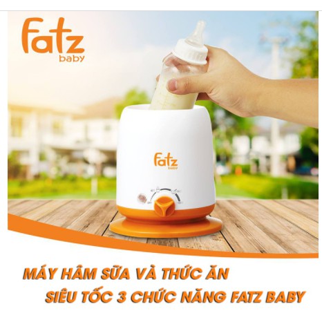 (Thanh lý mới 95%) Máy hâm sữa và thức ăn siêu tốc 3 chức năng Fatz Baby FB3003SL