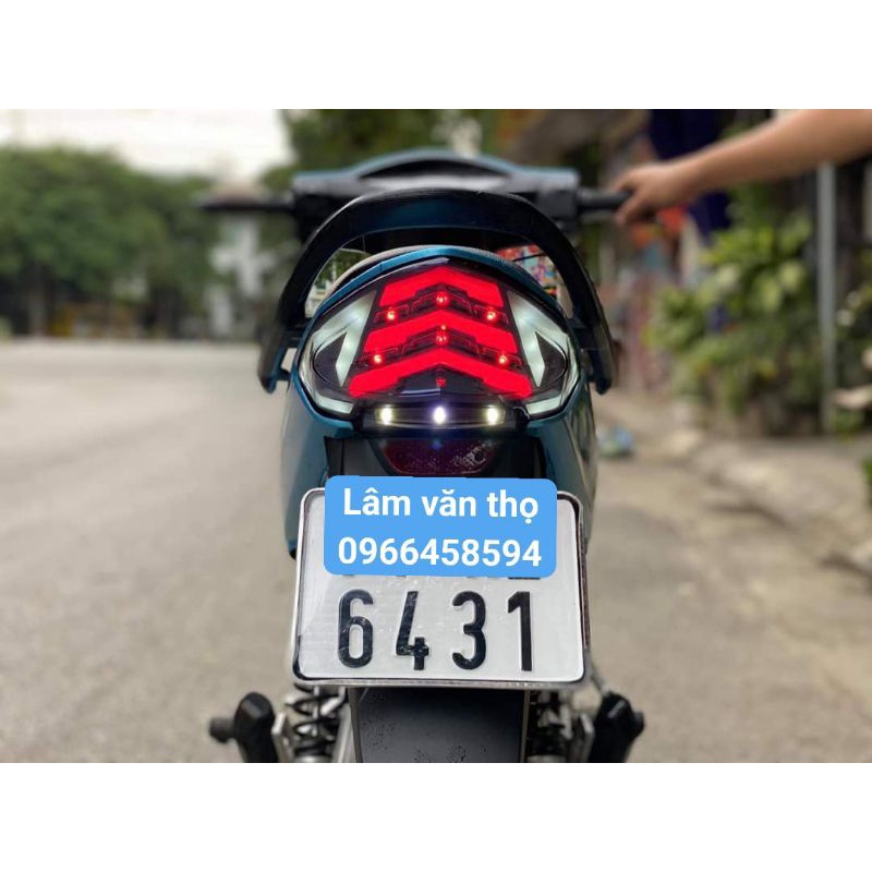 Cụm hậu led siêu đẹp lắp zin cho các dòng Wave 50 và 100cc