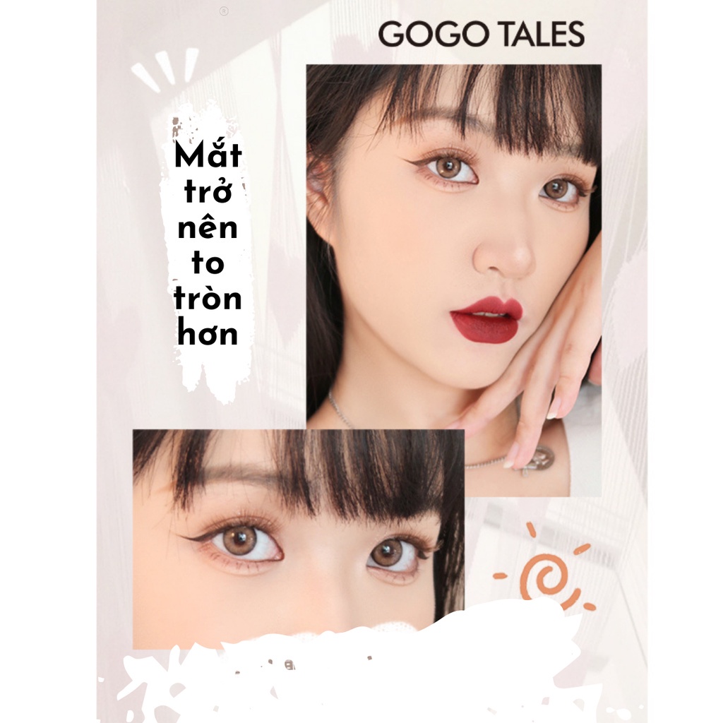 Bút kẻ bọng mắt nét mảnh nhạt GOGO TALES Silkworm GT309 mắt to tròn tự nhiên chống thấm nước