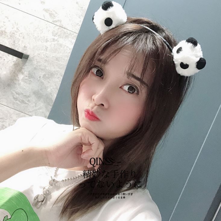 Băng Đô, Bờm Cài Tóc Mix Hình gấu Trúc Cute M17 Siêu HOT