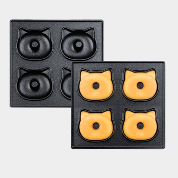 Khuôn lẻ máy Torsom làm bánh donut hình gấu