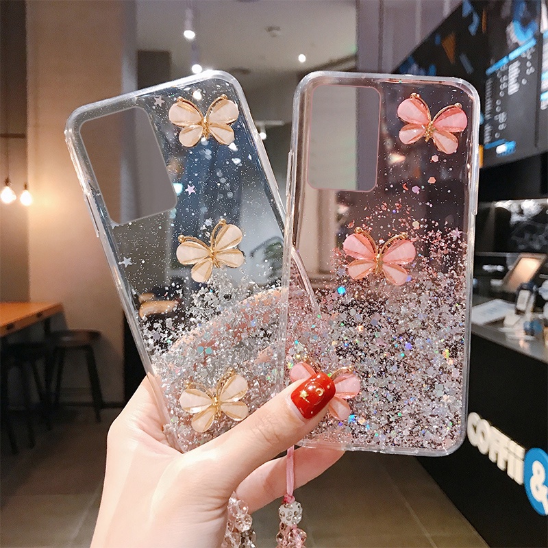 Ốp Điện Thoại Silicon Trong Suốt Đính Kim Tuyến Cho VIVO V27E V25 V25E V23 V23E V20SE V19 V15 V17 V20 Pro