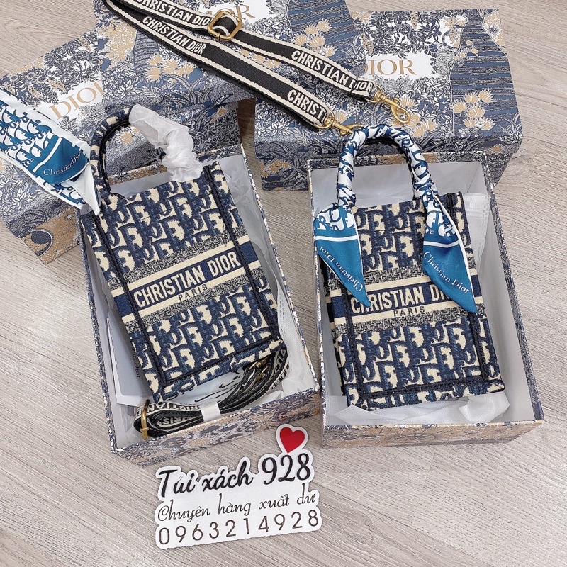 Túi điện thoại D thổ cẩm fullbox tặng kèm khăn lụa