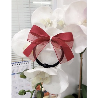 Cột tóc nơ lụa - voan dễ thương