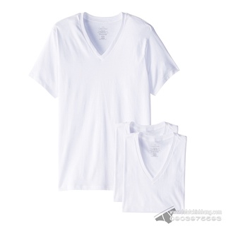[AUT.] Áo lót nam Calvin Klein M4065 Cotton Classic Fit V-Neck T-shirt 3-pack White