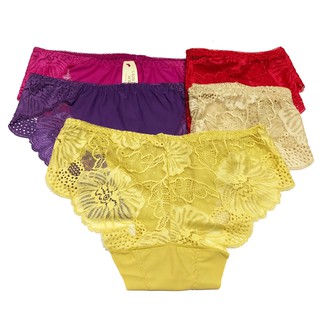 BỘ 05 quần lót đúc phối ren ( Khách chọn mẫu )