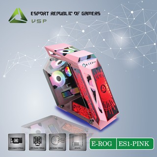 Vỏ  Case Máy Tính VSP E-ROG ES1 (MÀU TRẮNG) Gaming