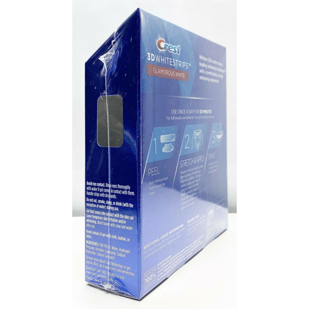 Một Miếng dán trắng răng Crest 3D White Glamorous White Whitestrips