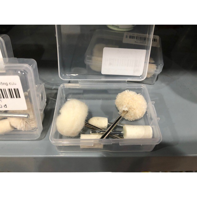 Combo 5 đầu len nhỏ đánh bóng cho máy đánh bóng mini