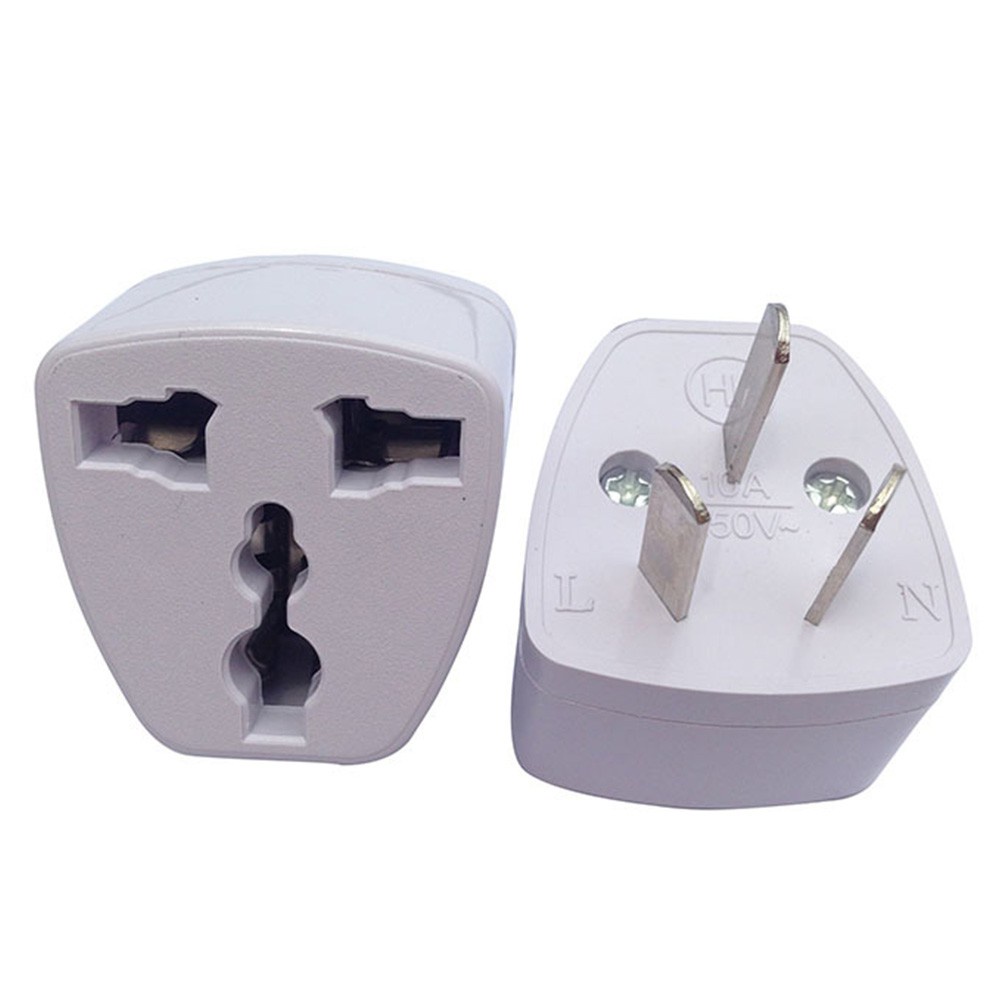 1 Phích Cắm Chuyển Đổi Từ Uk / Us / Eu Sang Au / Au 10a / 250v / 800w Ac 3 Chấu Tiện Dụng