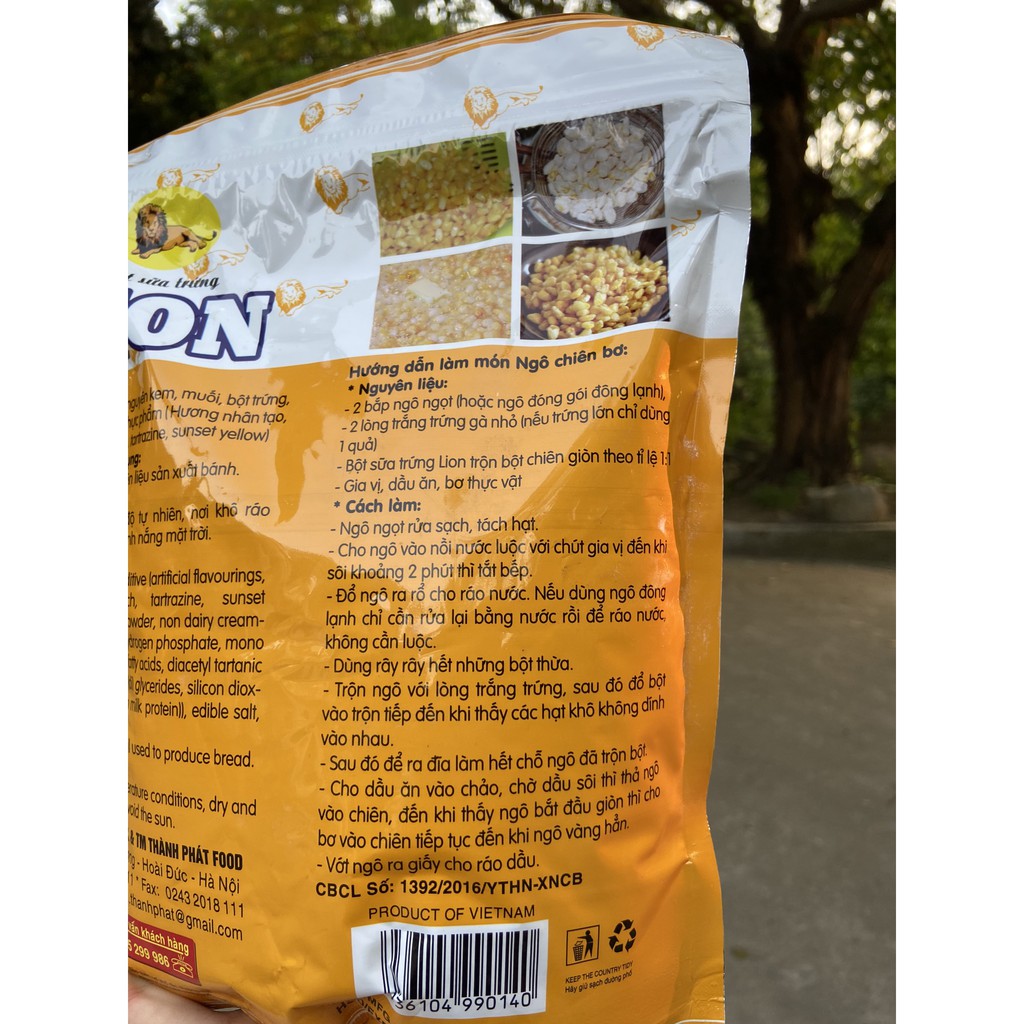 BỘT SỮA TRỨNG SƯ TỬ LION CUSTARD POWDER 1KG