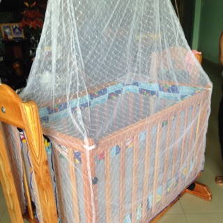 Nôi gỗ tự động đa chức năng : nôi,cũi,võng