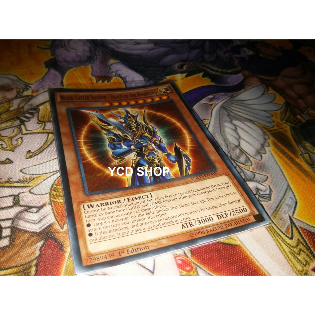 Thẻ bài Yugioh chính hãng Black Luster Soldier - Envoy of the Beginning- Common