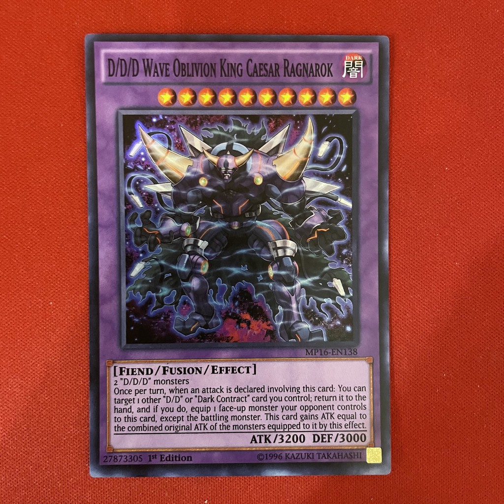 'D/D/D Oblivion Wave King Caesar Ragnarok'