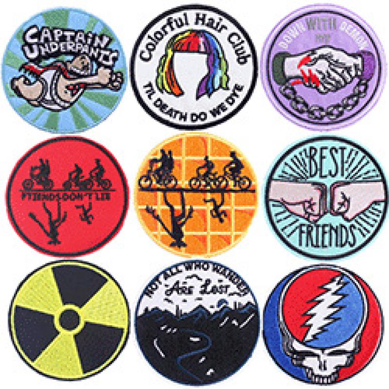 Sticker Ủi Thêu Hoạt Hình Dễ Thương Trang Trí Quần Áo