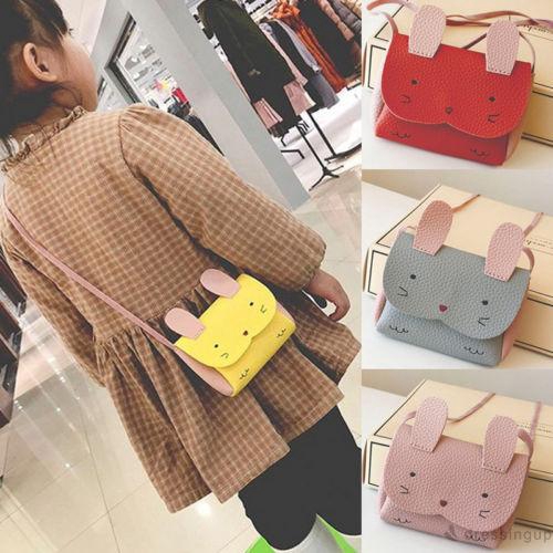 Túi đeo chéo da giả hình thỏ dễ thương cho nữ
