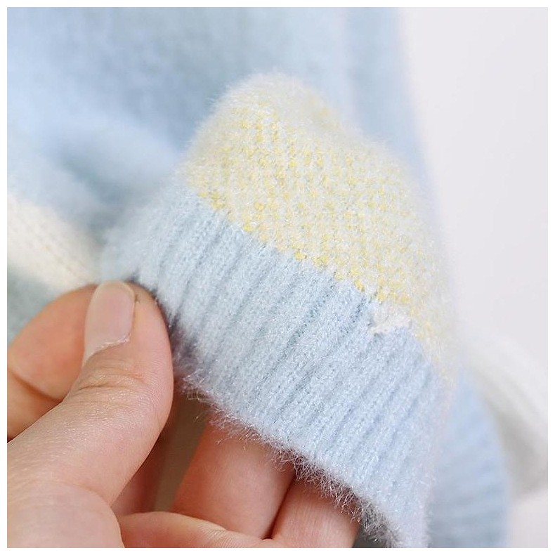 Áo len lông bé gái đôi thiên nga siêu xinh size 7-17kg (HÀNG QCCC) AL36