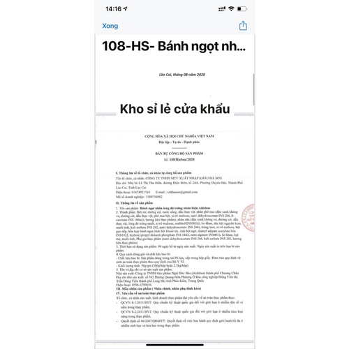 1Kg Bánh Trứng Chảy EGG (19-20c)