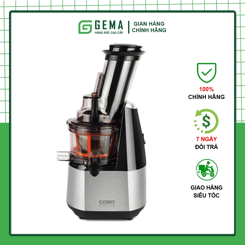 Máy ép chậm CASO SJW550 - Đường dẫn lớn 8cm Chất liệu vỏ nhôm cao cấp | nhập khẩu chính hãng Đức
