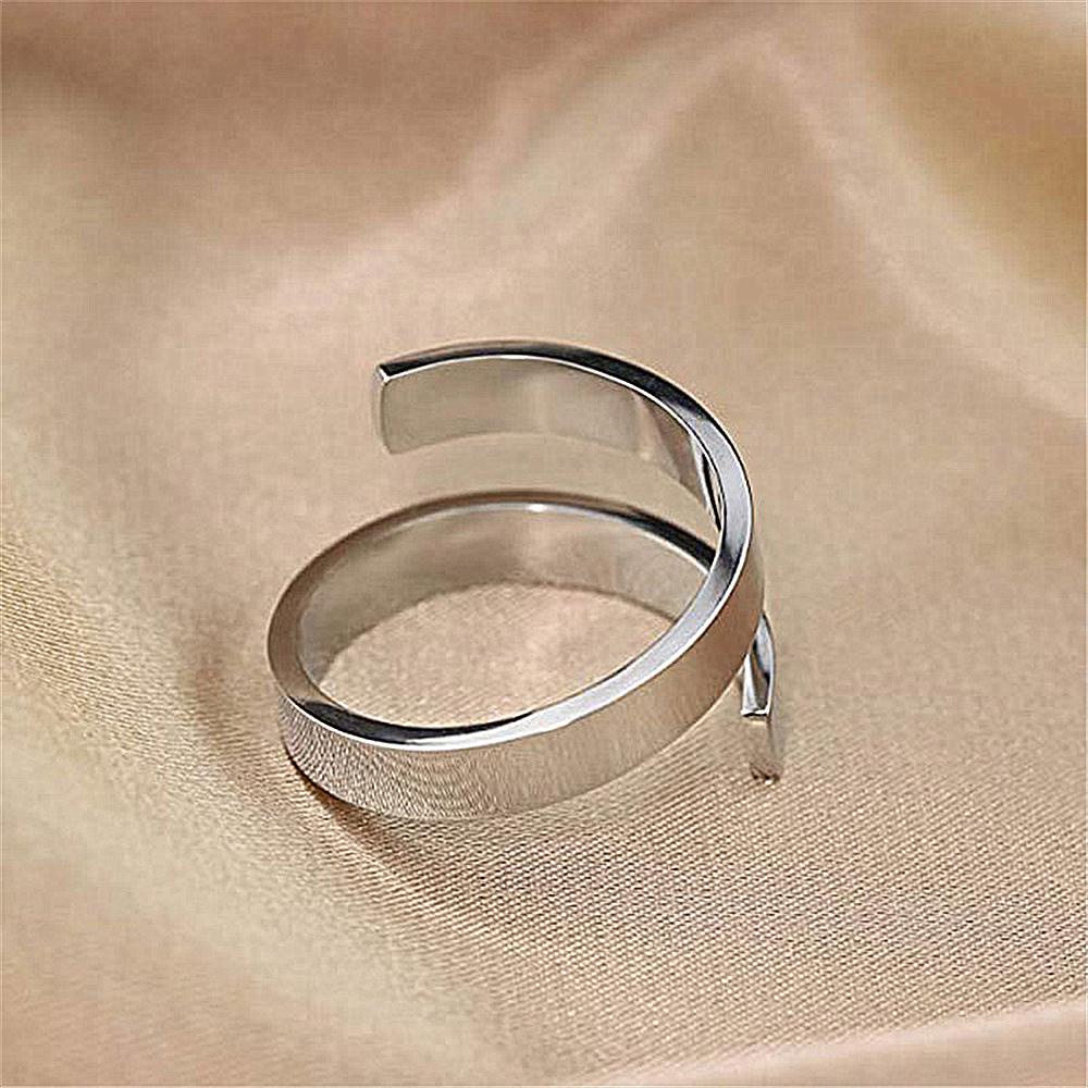 Nhẫn Hở Thiết Kế Đơn Giản Có Thể Điều Chỉnh Kích