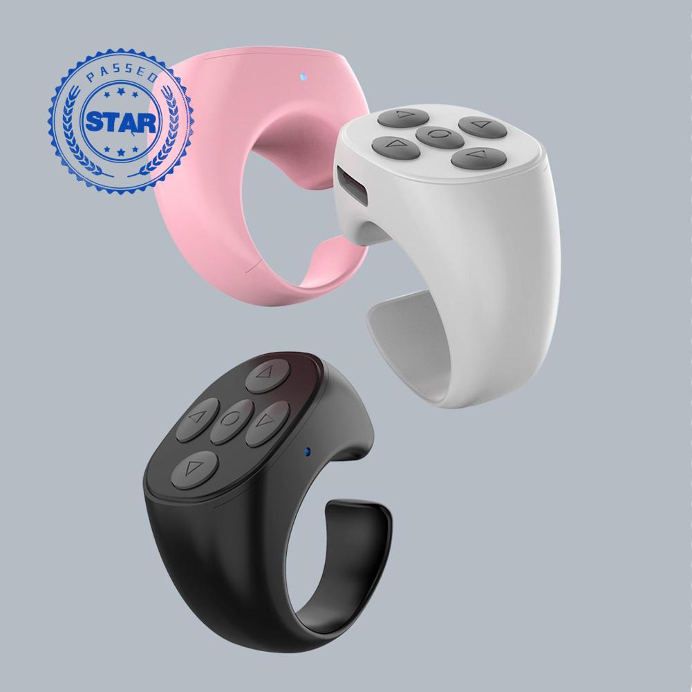 Thiết Bị Điều Khiển Từ Xa Dạng Nhẫn Tik Tok Kết Nối Bluetooth I3A6