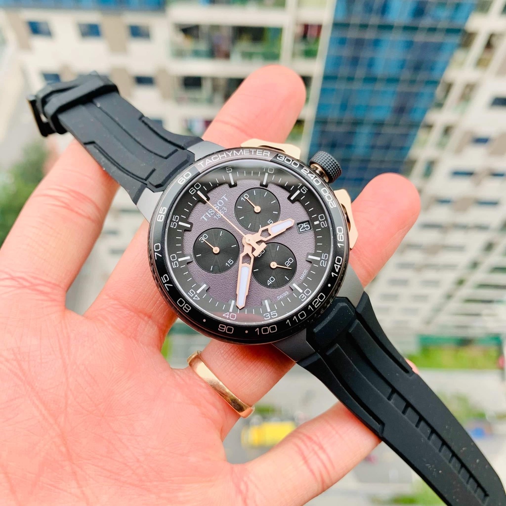 Đồng Hồ Nam TISSOT T111.417.37.441.07 T-Race Cycling Chronograph Gent Chính Hãng Tặng Dây Da Cao Cấp