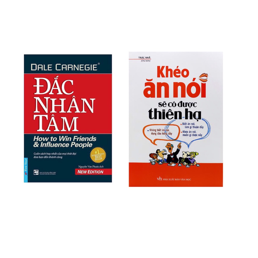 Sách Combo Đắc Nhân Tâm + Khéo Ăn Nói Sẽ Có Được Thiên Hạ