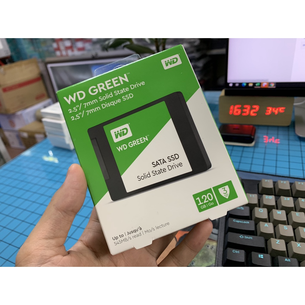 Ổ Cứng SSD WD Green 120GB 3D NAND - WDS120G2G0A