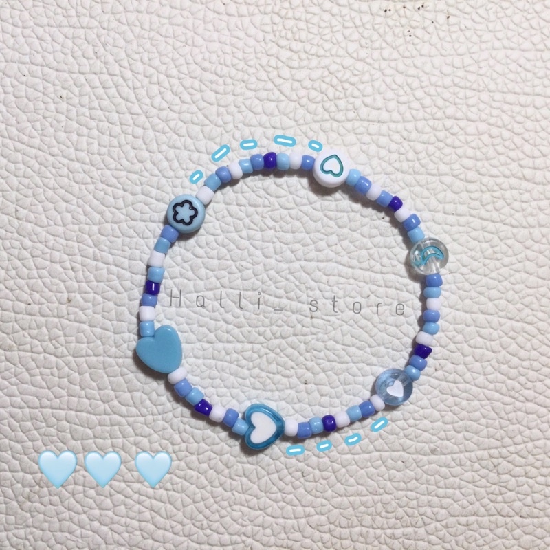 Vòng tay hạt cườm màu sắc Vòng tay handmade by @halli_store