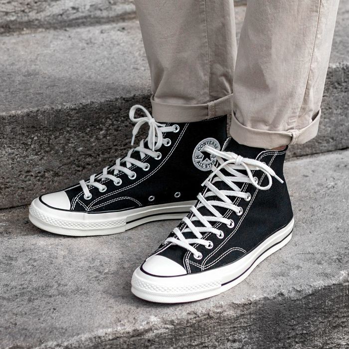 Giày Thể Thao Auth CONVERSE CHUCK TAYLOR 70S HIGH “BLACK/WHITE” Chính Hãng 100% | BigBuy360 - bigbuy360.vn