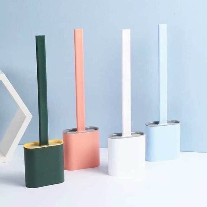 Cọ Bồn Cầu Bằng Silicon Có Hộp Đựng Mẫu Mới – Siêu Sạch