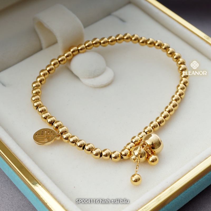 Vòng tay nữ tian Eleanor Accessories mặt hồ lô thiết kế hạt bi nhỏ phụ kiện trang sức 4116
