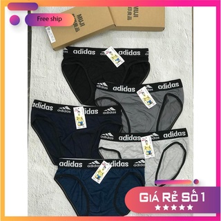 Quần Lót Nam | Quần Sịp Nam Adidas | Chất Cotton Cực Mềm Mát | Cực Đẹp | Size Từ 38 - 75kg