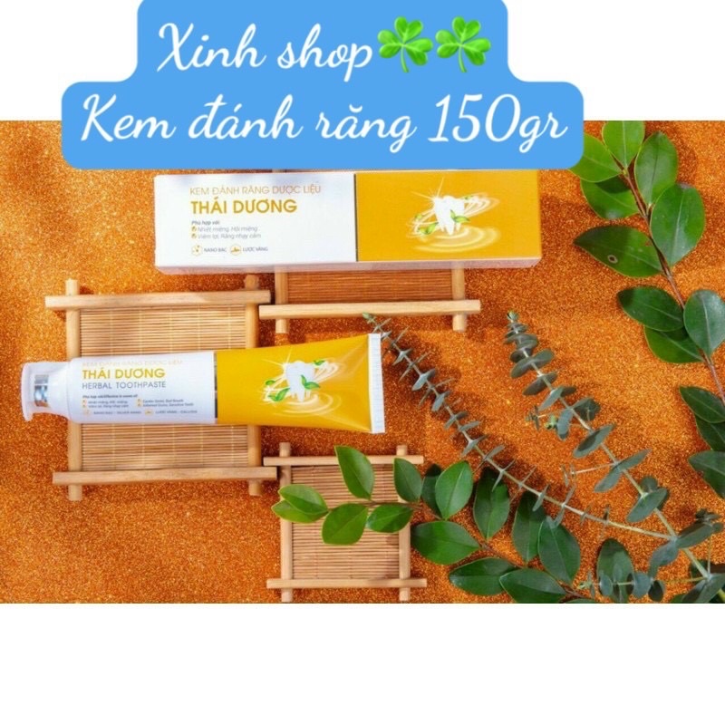 ( SALE) KEM ĐÁNH RĂNG TUÝP LỚN 150gr hàng chính hãng công ty sao thái dương