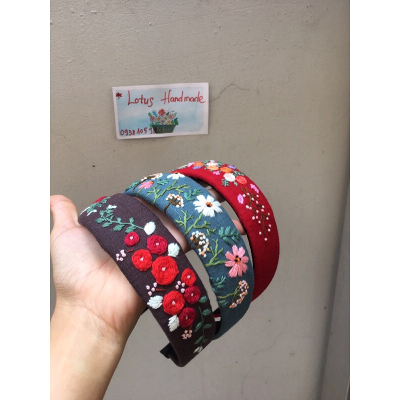 Cài thêu tay theo yêu cầu của khách bản bự thêu nhiều/ Set nguyên liệu