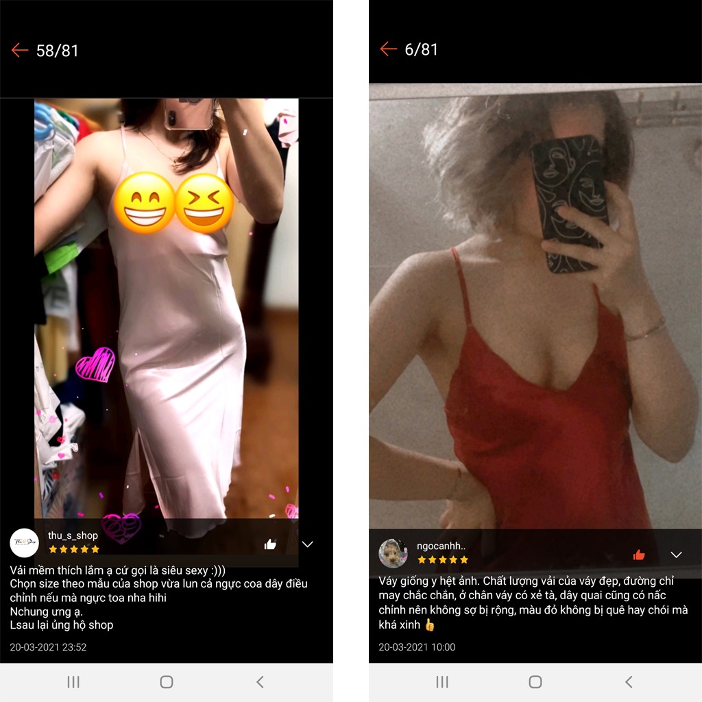 Váy Ngủ 2 Dây Lụa Satin Cao Cấp Xẻ Tà Dáng Suông Nikendo XĐ1 | BigBuy360 - bigbuy360.vn