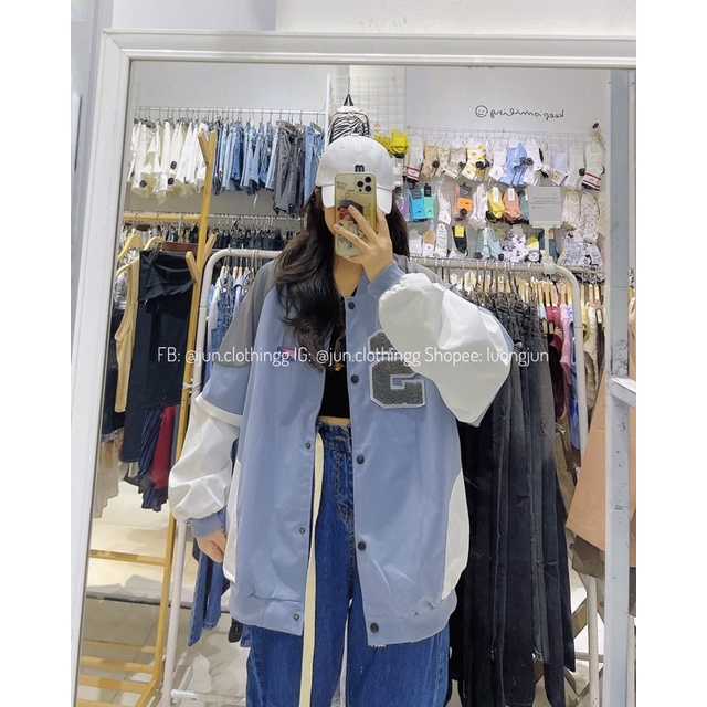 Áo bomber chữ S - JuNclothing