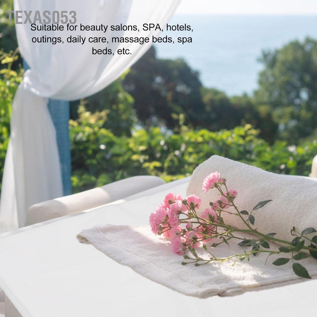 [Hàng Sẵn] 100 Tấm lót trải giường dùng một lần mỏng thoáng khí trắng không lỗ 170x70cm cho massage Spa Thẩm mỹ【Texas053】
