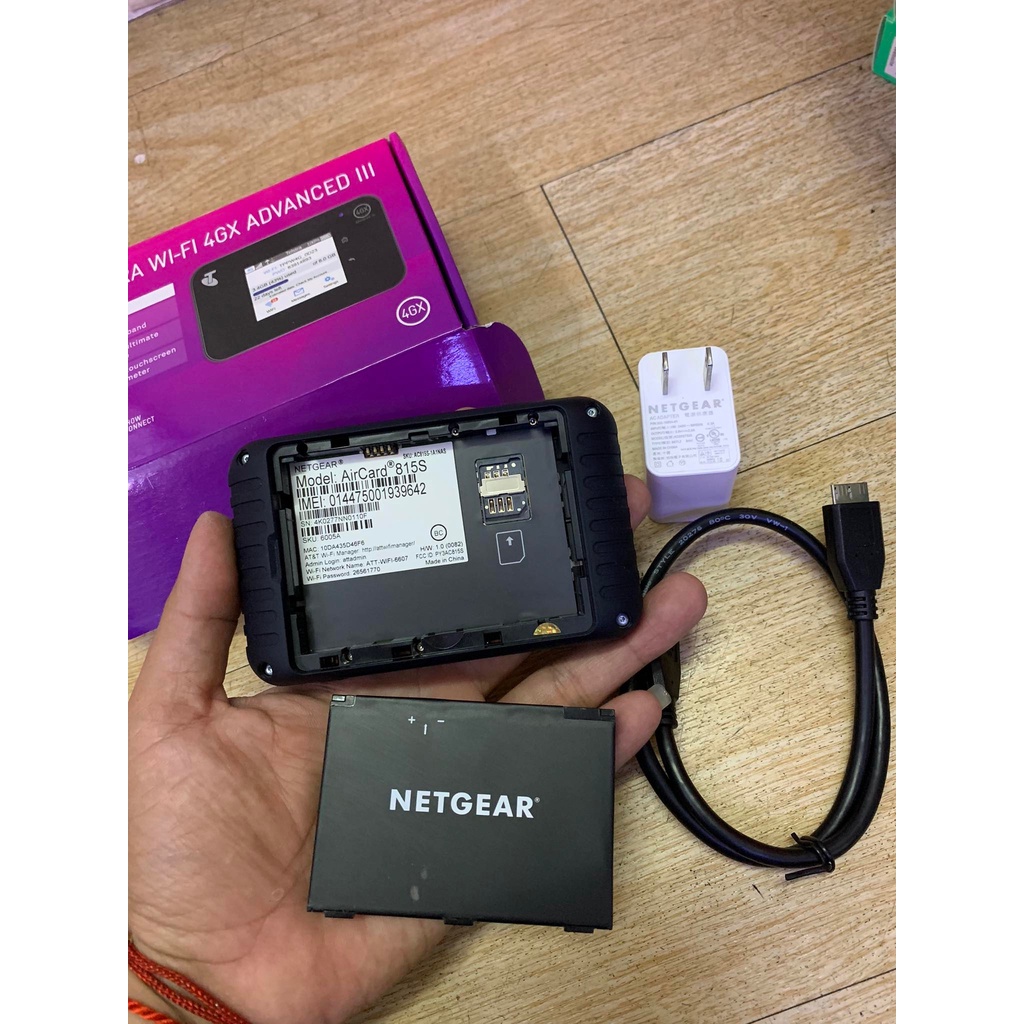 Thiết bị phát Wifi 4G Netgear 815S fullbox full phụ kiện