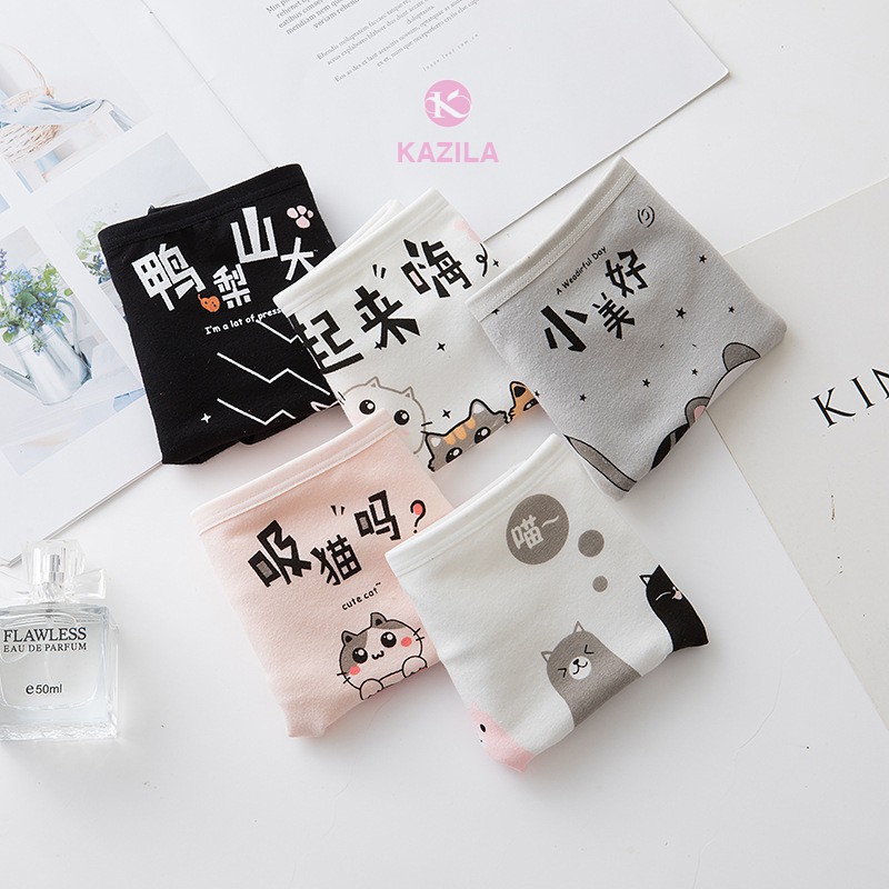 [Mã WASTDEP giảm 5K đơn bất kì] Quần lót Teen nữ dễ thương hình động vật, Quần lót nữ cotton kháng khuẩn Kazila QLT5 | BigBuy360 - bigbuy360.vn