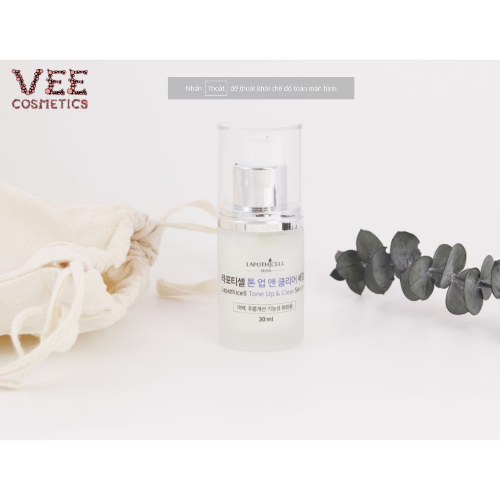 serum trắng da 💖 FREESHIP 💖 Serum dưỡng trắng da mặt Lapothicell 30ml