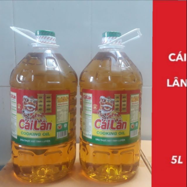Dầu ăn Cái Lân 5 lít (Combo 2 can)