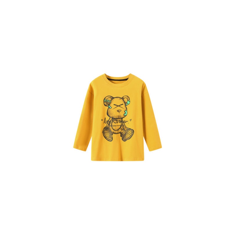 Áo Thun Cotton Phong Cách Hàn Quốc Mới Dành Cho Bé Trai